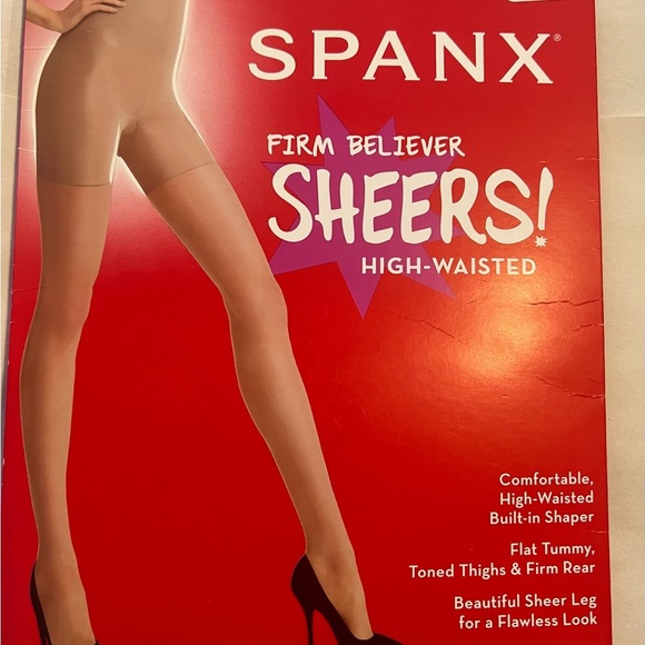 NWT Spanx High Waist Sheers size A shade S6 - Picture 1 of 4